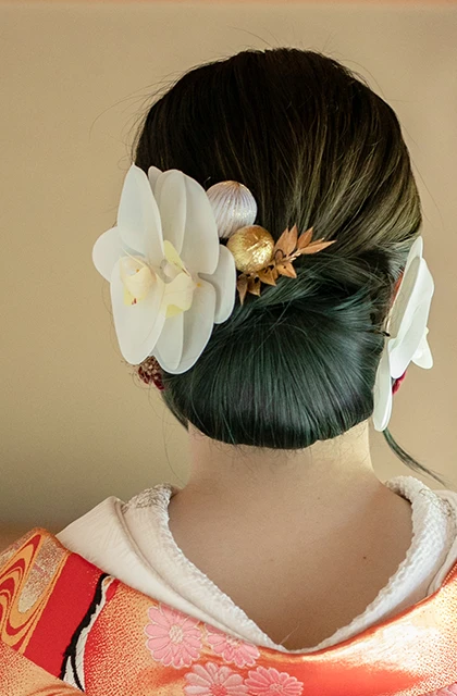 滋賀のフォトウェディング・前撮りのヘアスタイル