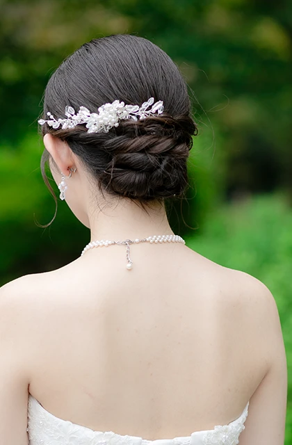滋賀のフォトウェディング・前撮りのヘアスタイル