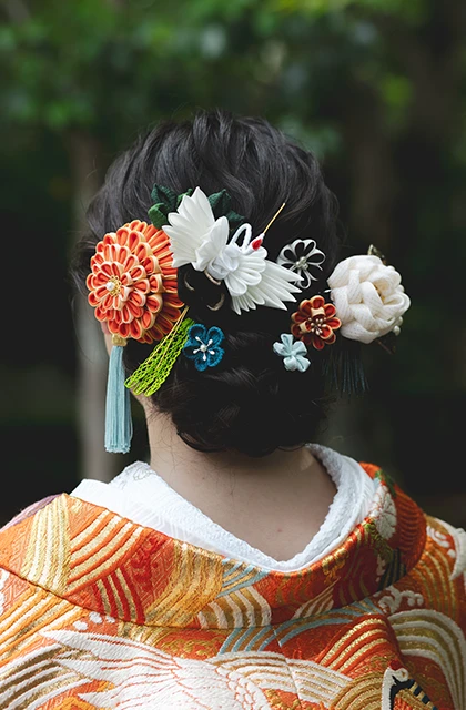 滋賀のフォトウェディング・前撮りのヘアスタイル