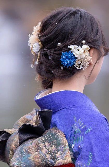 滋賀のフォトウェディング・前撮りのヘアスタイル