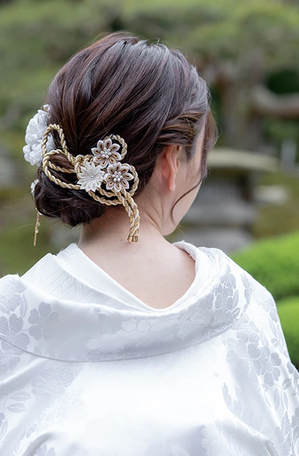 滋賀のフォトウェディング・前撮りのヘアスタイル