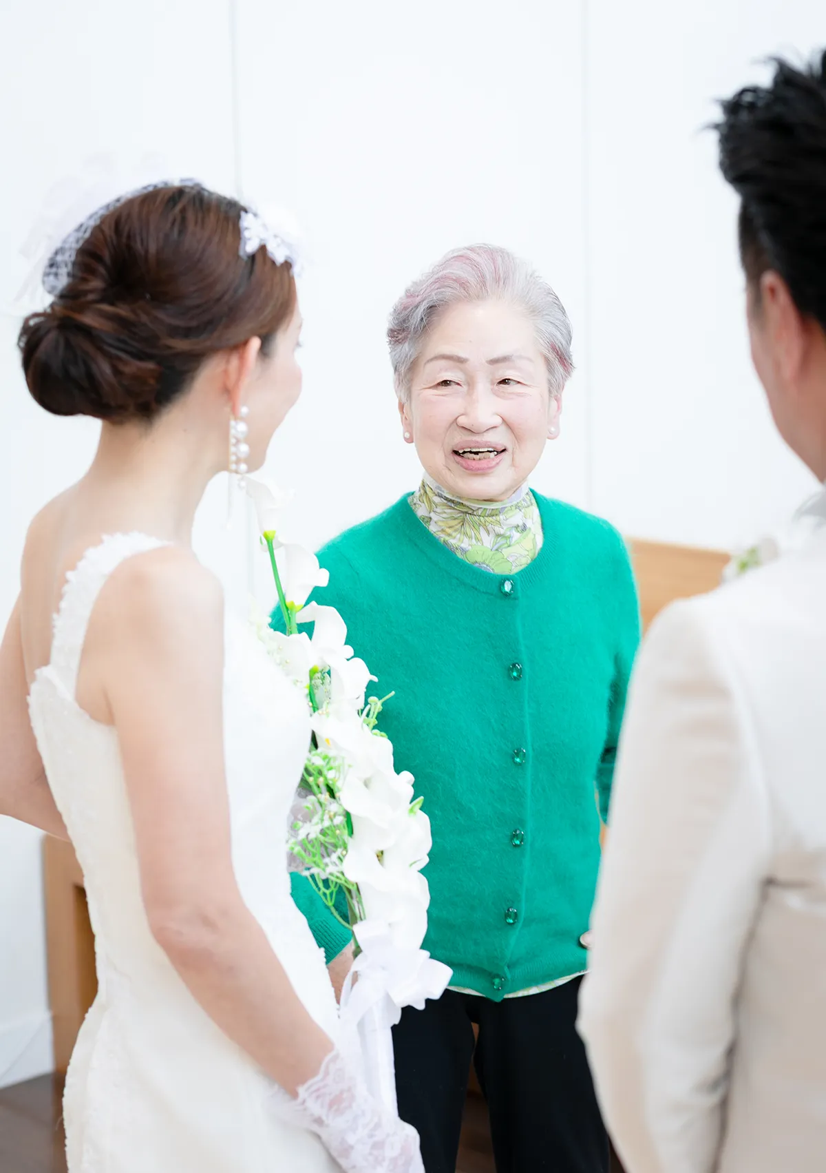 チャペルフォトウェディング　ご家族参加撮影