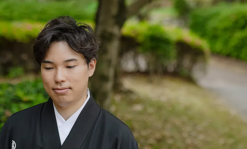 新郎のヘアセット